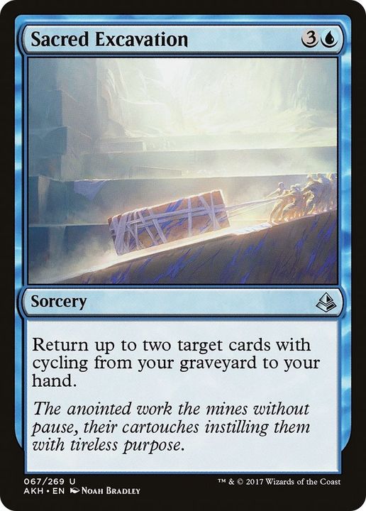 Sacred Excavation in the group Magic the Gathering / Sets / Amonkhet at Proxyprinters.com (11014)