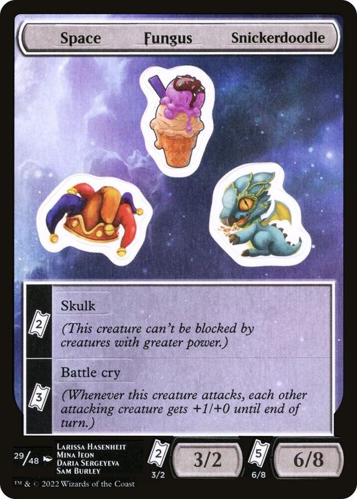 Space Fungus Snickerdoodle in the group Magic the Gathering / Sets / Unfinity Tokens at Proxyprinters.com (11027)