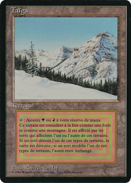 Taiga in the group Magic the Gathering / Types / Land / Forest at Proxyprinters.com (11049)