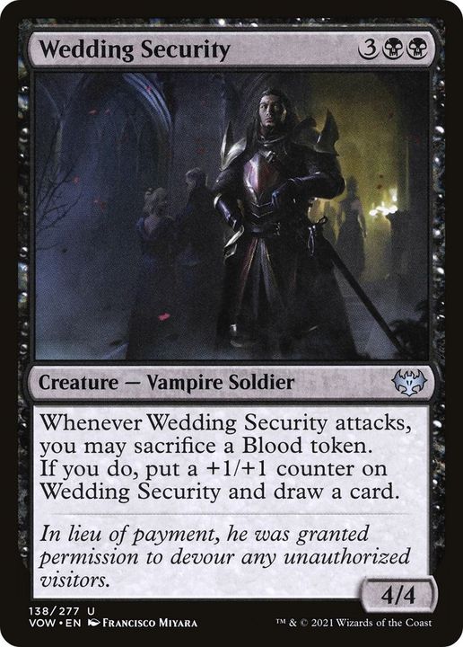 Wedding Security in the group Magic the Gathering / Types / Colors / Black at Proxyprinters.com (11050)