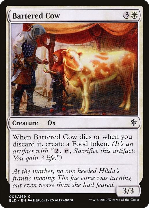 Bartered Cow in the group Magic the Gathering / Sets / Throne of Eldraine at Proxyprinters.com (11056)