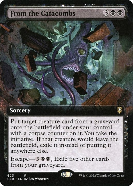 From the Catacombs in the group Magic the Gathering / Types / Colors / Black at Proxyprinters.com (11074)