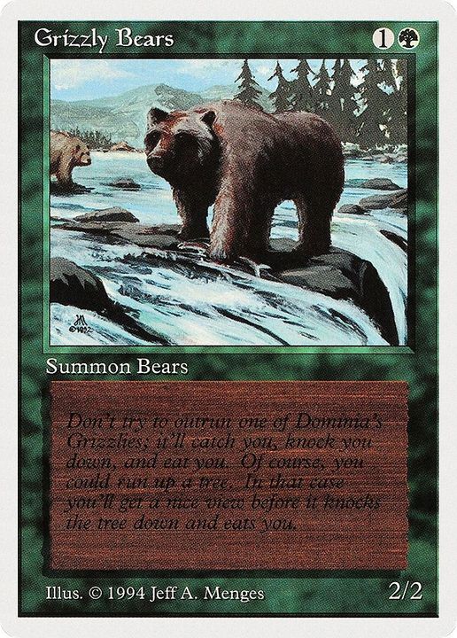 Grizzly Bears in the group Magic the Gathering / Types / Colors / Green at Proxyprinters.com (11075)