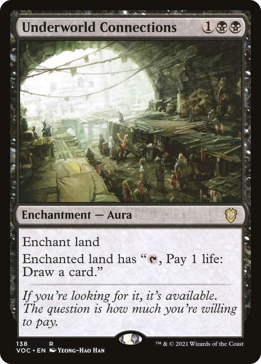 Underworld Connections in the group Magic the Gathering / Types / Colors / Black at Proxyprinters.com (11081)