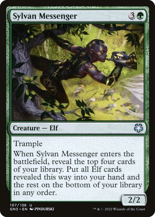 Sylvan Messenger in the group Magic the Gathering / Types / Creatures / Elf at Proxyprinters.com (11089)