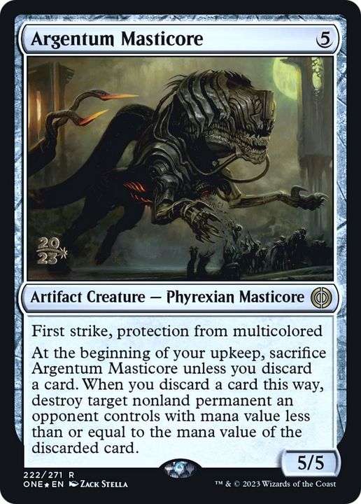 Argentum Masticore in the group Magic the Gathering / Types / Colors / Colorless at Proxyprinters.com (11090)