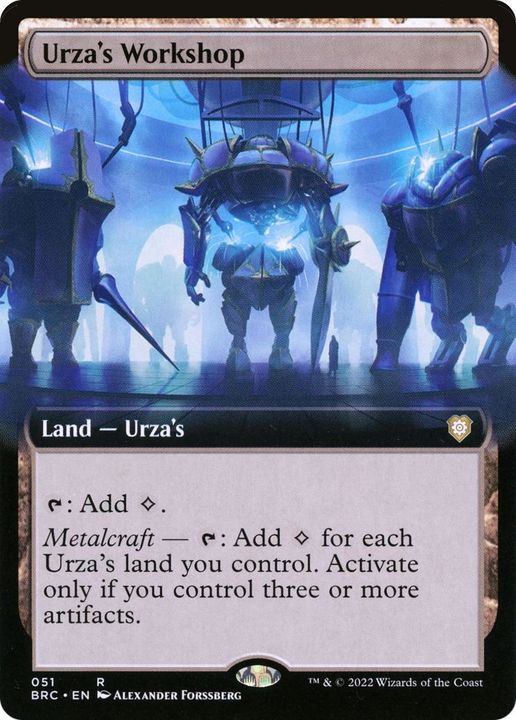 Urza's Workshop in the group Magic the Gathering / Sets / The Brothers' War Commander at Proxyprinters.com (11097)