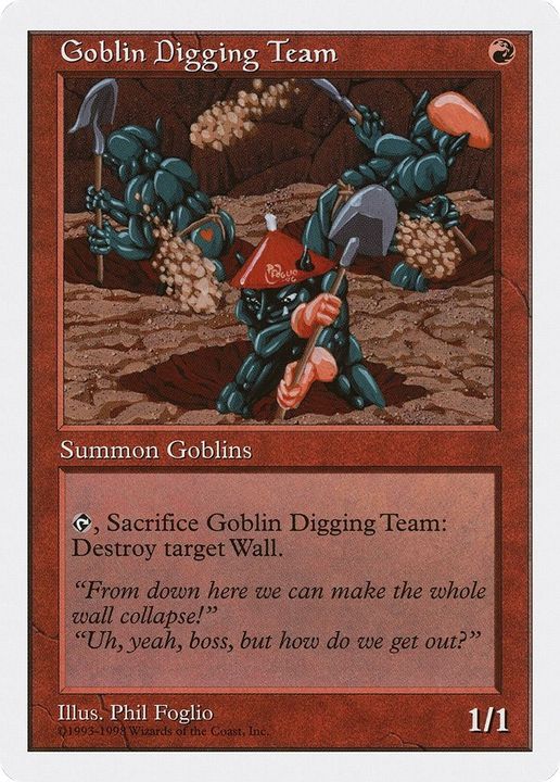 Goblin Digging Team in the group Magic the Gathering / Types / Creatures / Goblin at Proxyprinters.com (11110)