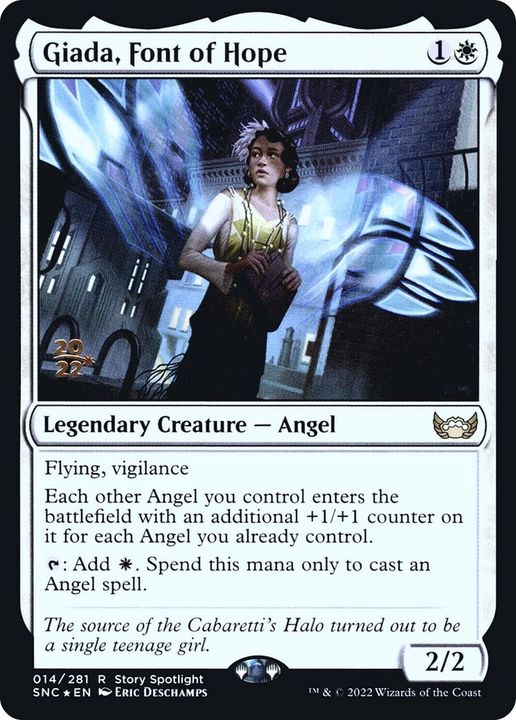 Giada, Font of Hope in the group Magic the Gathering / Sets / Streets of New Capenna Promos at Proxyprinters.com (11118)