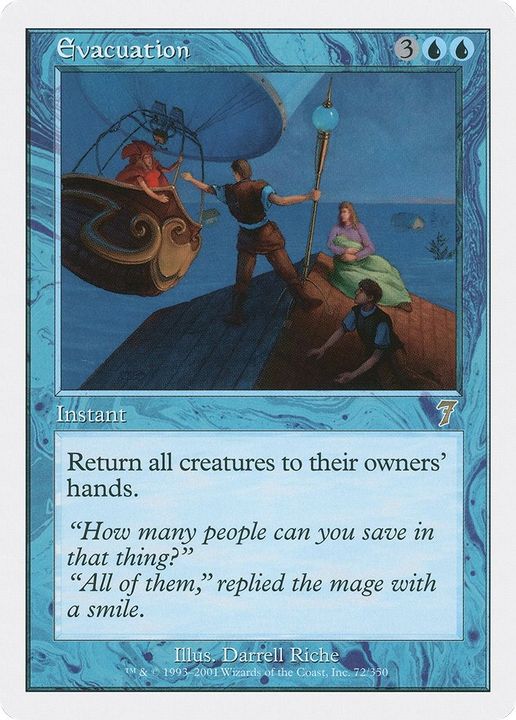 Evacuation in the group Magic the Gathering / Types / Colors / Blue at Proxyprinters.com (11119)