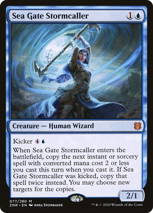 Sea Gate Stormcaller in the group Magic the Gathering / Types / Creatures / Wizard at Proxyprinters.com (11122)