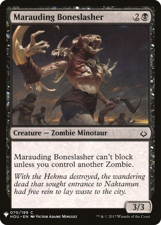 Marauding Boneslasher in the group Magic the Gathering / Sets / The List at Proxyprinters.com (11125)