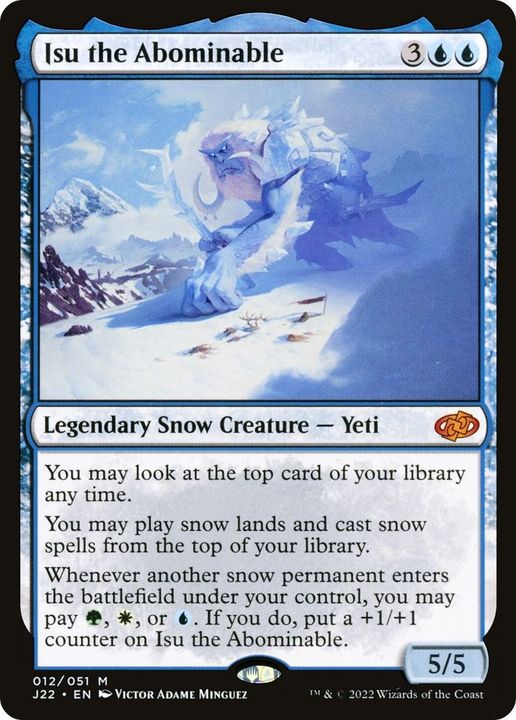 Isu the Abominable in the group Magic the Gathering / Types / Colors / Blue at Proxyprinters.com (11127)