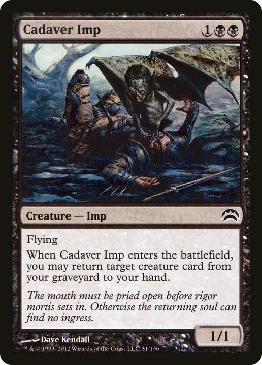 Cadaver Imp in the group Magic the Gathering / Types / Colors / Black at Proxyprinters.com (11129)