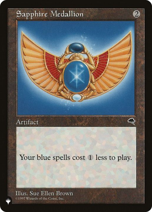 Sapphire Medallion in the group Magic the Gathering / Types / Artifacts / Artifact at Proxyprinters.com (11142)