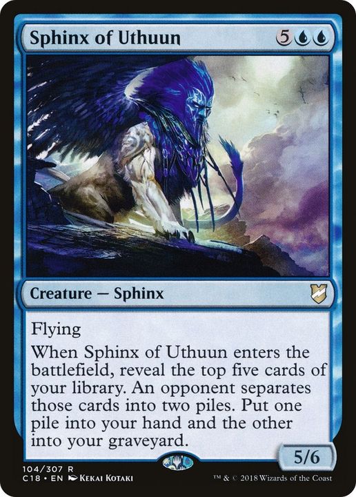 Sphinx of Uthuun in the group Magic the Gathering / Types / Colors / Blue at Proxyprinters.com (11157)