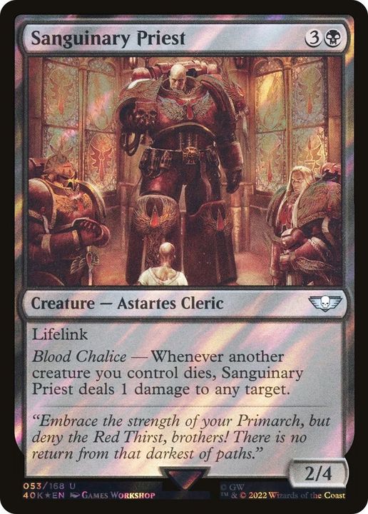 Sanguinary Priest in the group Magic the Gathering / Types / Colors / Black at Proxyprinters.com (11161)