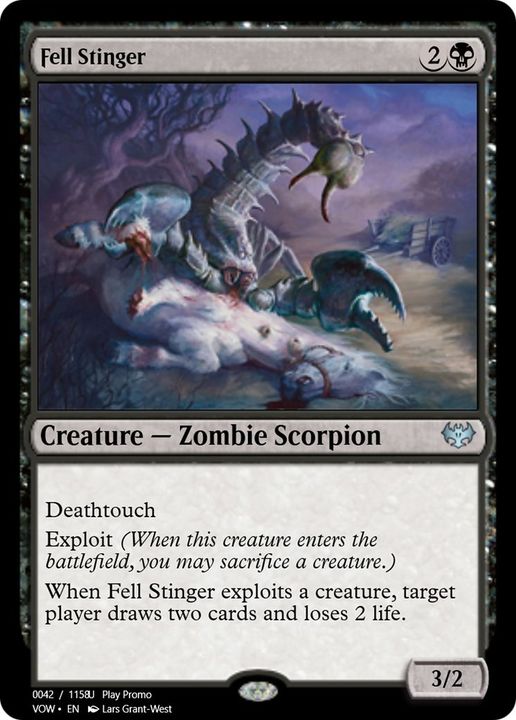 Fell Stinger in the group Magic the Gathering / Types / Creatures / Zombie at Proxyprinters.com (11185)