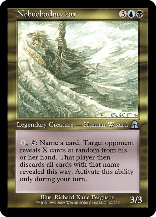 Nebuchadnezzar in the group Magic the Gathering / Types / Colors / Multicolors / B, U at Proxyprinters.com (11195)