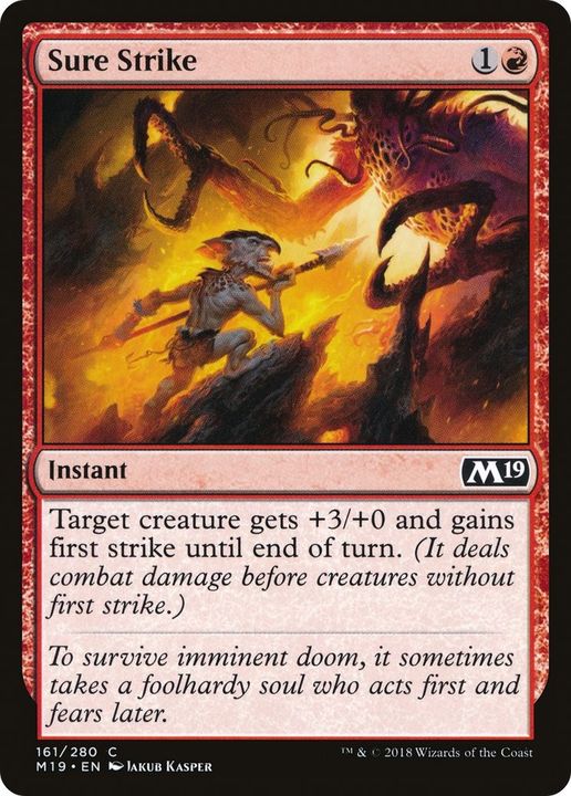 Sure Strike in the group Magic the Gathering / Types / Colors / Red at Proxyprinters.com (11222)