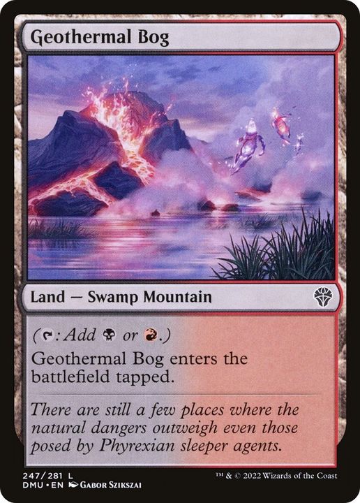 Geothermal Bog in the group Magic the Gathering / Types / Land / Mountain at Proxyprinters.com (11227)