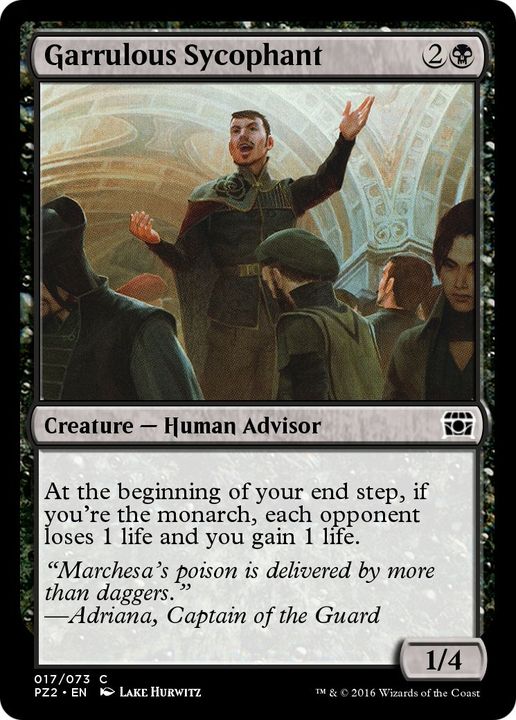 Garrulous Sycophant in the group Magic the Gathering / Types / Creatures / Human at Proxyprinters.com (11235)