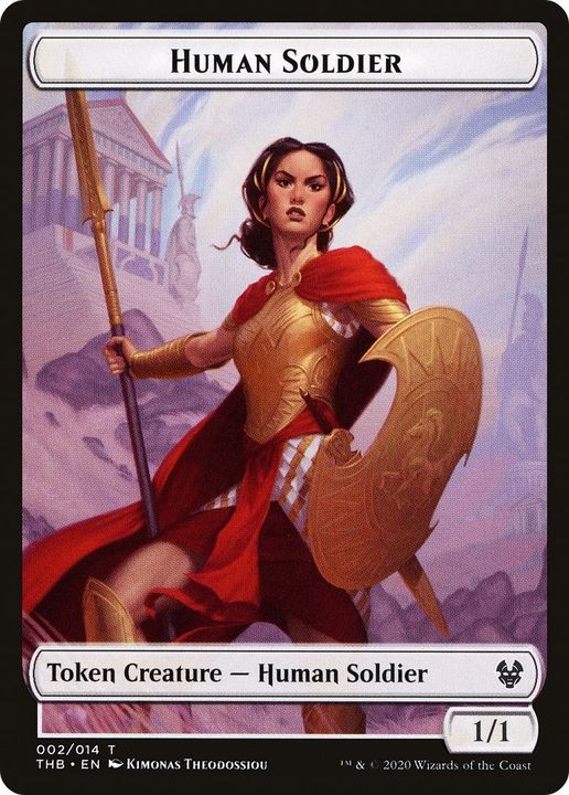 Human Soldier in the group Magic the Gathering / Sets / Theros Beyond Death Tokens at Proxyprinters.com (11246)