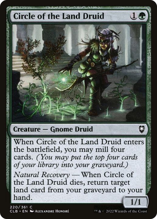 Circle of the Land Druid in the group Magic the Gathering / Types / Colors / Green at Proxyprinters.com (11262)