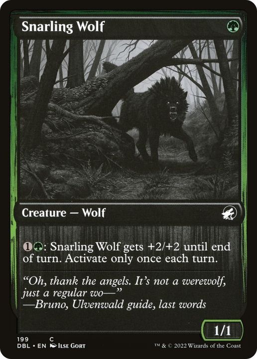 Snarling Wolf in the group Singles at Proxyprinters.com (11263)