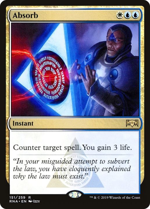 Absorb in the group Magic the Gathering / Sets / Ravnica Remastered at Proxyprinters.com (11267)