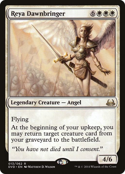 Reya Dawnbringer in the group Magic the Gathering / Types / Colors / White at Proxyprinters.com (11272)