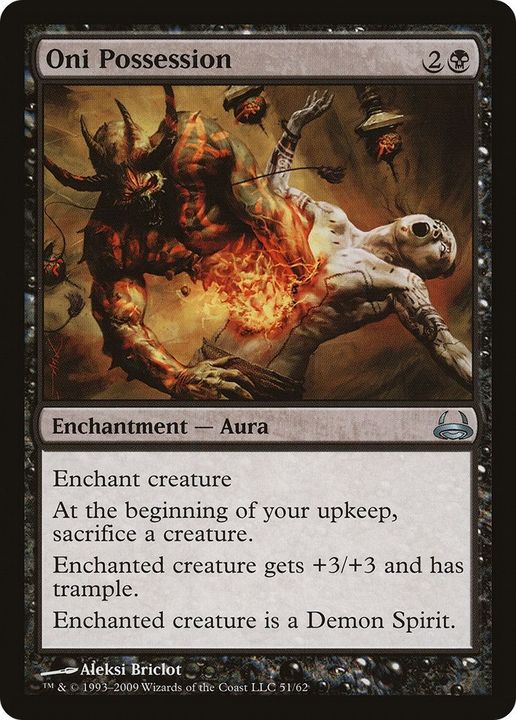 Oni Possession in the group Magic the Gathering / Types / Colors / Black at Proxyprinters.com (11275)