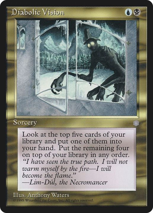 Diabolic Vision in the group Magic the Gathering / Types / Colors / Multicolors / B, U at Proxyprinters.com (11296)