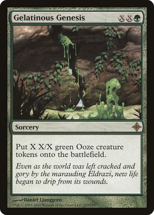 Gelatinous Genesis in the group Magic the Gathering / Types / Colors / Green at Proxyprinters.com (11300)