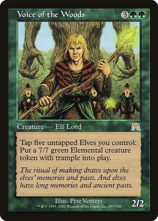 Voice of the Woods in the group Magic the Gathering / Sets / Onslaught at Proxyprinters.com (11330)