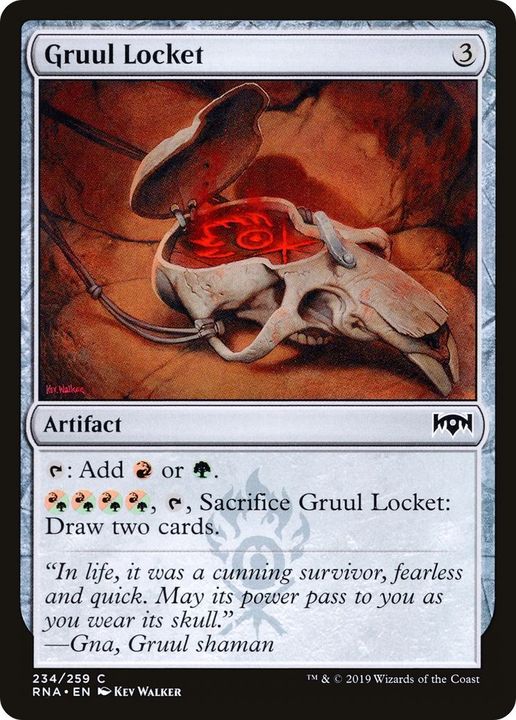 Gruul Locket in the group Magic the Gathering / Types / Artifacts / Artifact at Proxyprinters.com (11343)