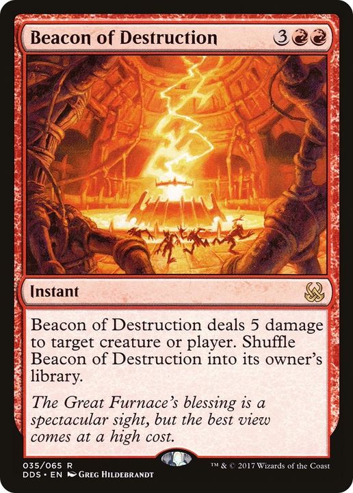 Beacon of Destruction in the group Magic the Gathering / Types / Colors / Red at Proxyprinters.com (11354)