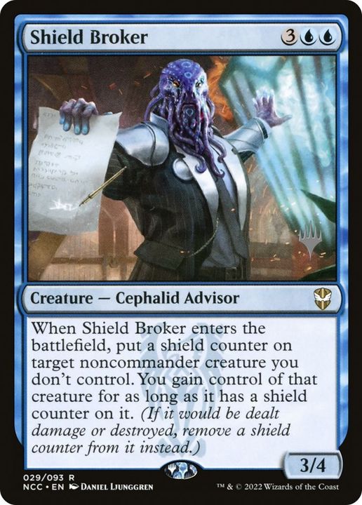 Shield Broker in the group Magic the Gathering / Types / Colors / Blue at Proxyprinters.com (11362)