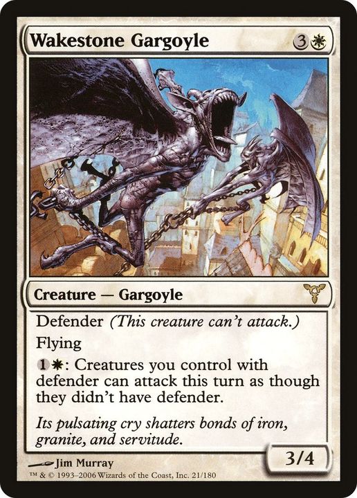 Wakestone Gargoyle in the group Magic the Gathering / Types / Colors / White at Proxyprinters.com (11390)