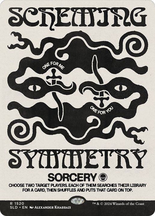 Scheming Symmetry in the group Magic the Gathering / Sets / Secret Lair / Secret Lair Drop at Proxyprinters.com (11411)