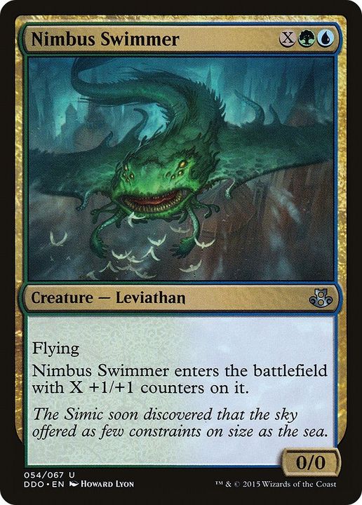 Nimbus Swimmer in the group Magic the Gathering / Types / Colors / Multicolors / G, U at Proxyprinters.com (11416)