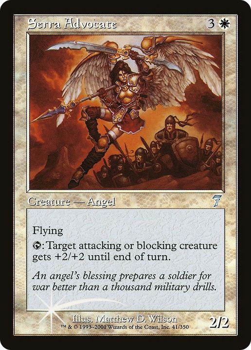 Serra Advocate in the group Magic the Gathering / Sets / Seventh Edition at Proxyprinters.com (11430)