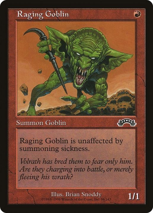 Raging Goblin in the group Magic the Gathering / Types / Creatures / Goblin at Proxyprinters.com (11436)