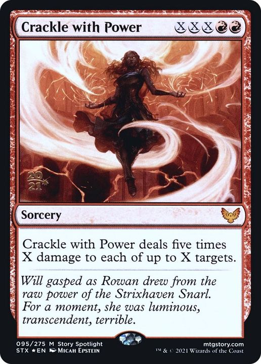 Crackle with Power in the group Magic the Gathering / Types / Colors / Red at Proxyprinters.com (11448)