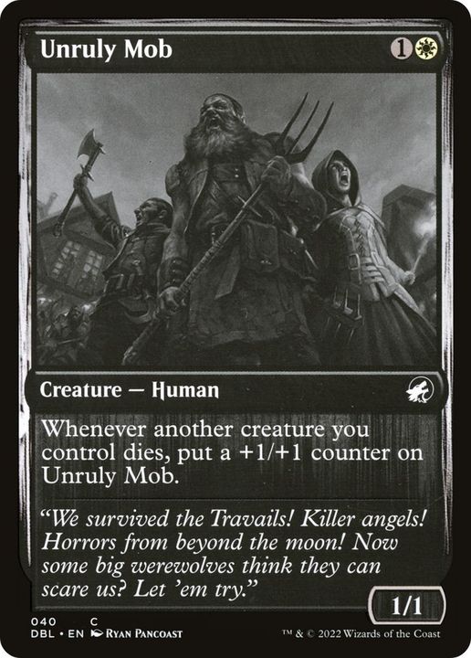 Unruly Mob in the group Magic the Gathering / Types / Creatures / Human at Proxyprinters.com (11449)