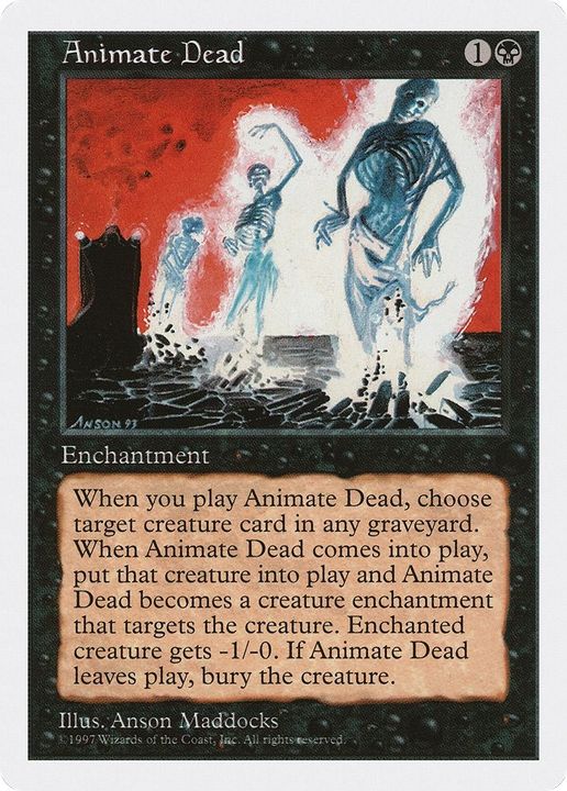 Animate Dead in the group Magic the Gathering / Types / Colors / Black at Proxyprinters.com (11478)