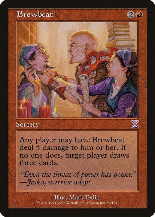 Browbeat in the group Magic the Gathering / Types / Colors / Red at Proxyprinters.com (11487)