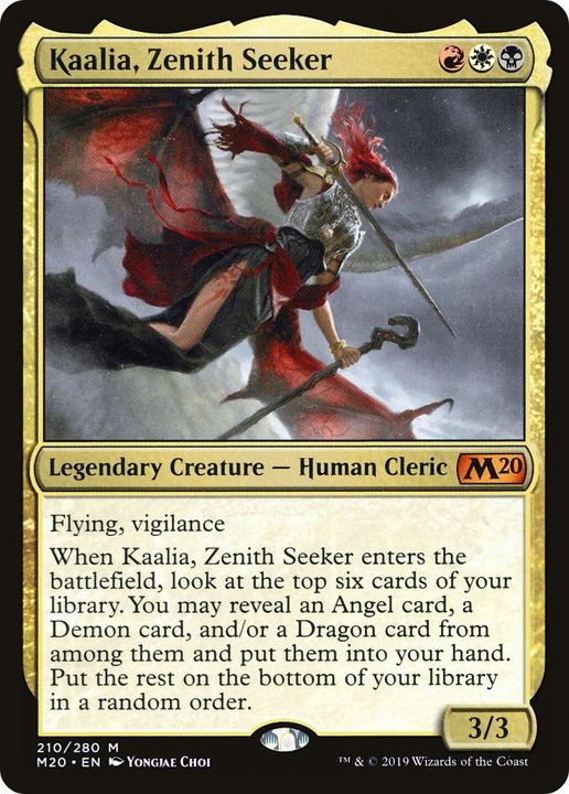 Kaalia, Zenith Seeker in the group Magic the Gathering / Types / Colors / Multicolors / B, R, W at Proxyprinters.com (11504)