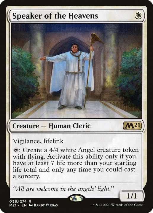 Speaker of the Heavens in the group Magic the Gathering / Sets / Core Set 2021 at Proxyprinters.com (11511)