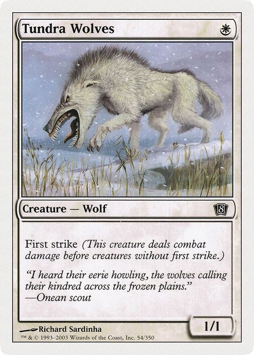 Tundra Wolves in the group Magic the Gathering / Types / Colors / White at Proxyprinters.com (1152)